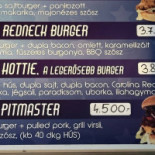 Barney's American Diner Étlap