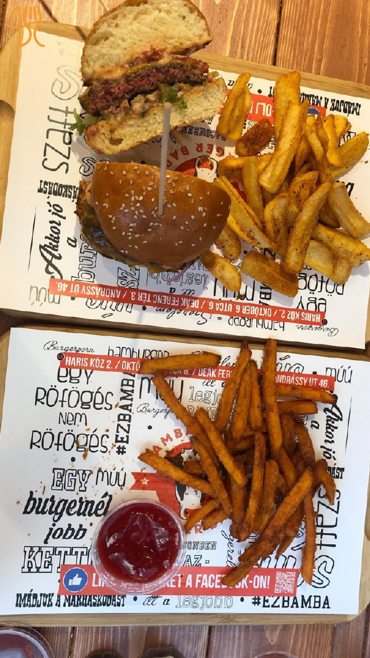 Bamba Marha Burger Étlap