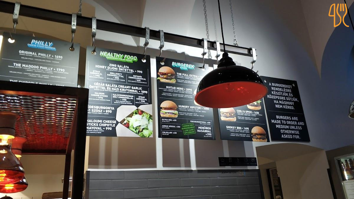 Zing Burger Co. Kálvin Étlap