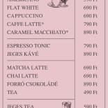 Macaron Heaven Manufaktúra Étlap