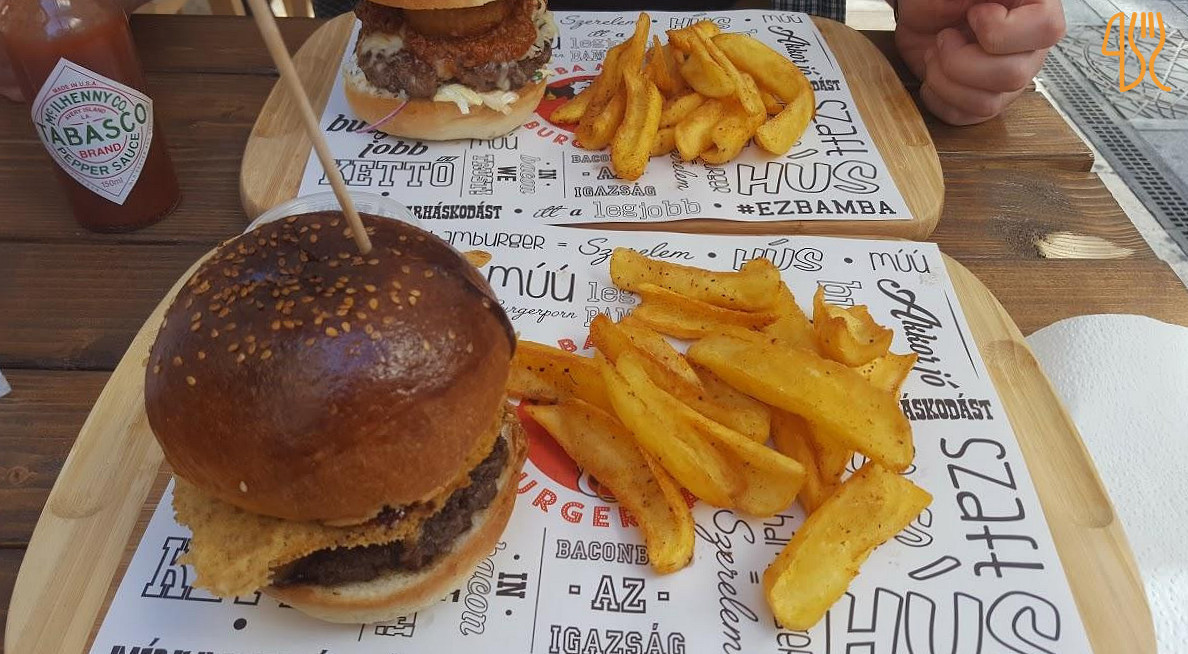 Bamba Marha Burger Bár #bazilika Étel