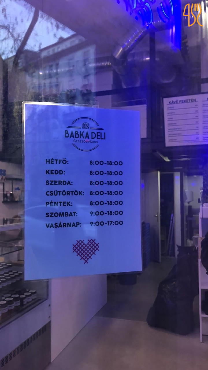 Babka Deli Étlap