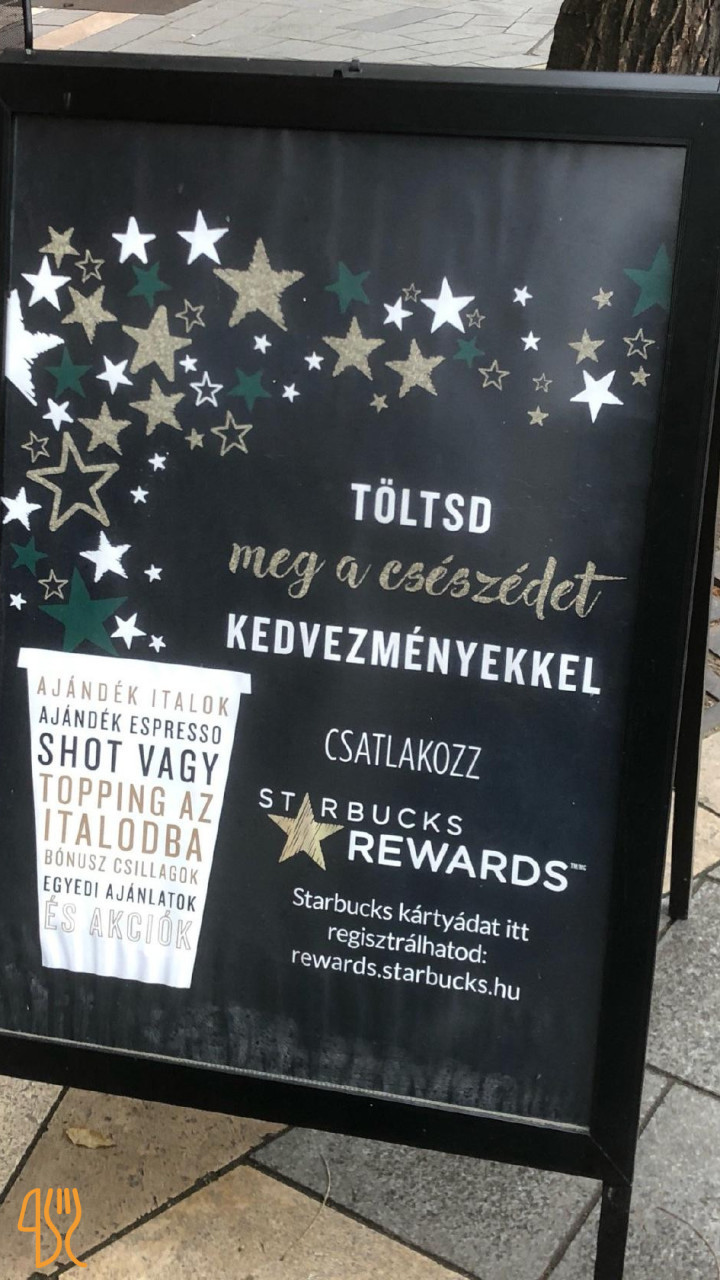 Starbucks Ferenciek Tere Étlap