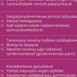 Napfényes Cukrászda és Pékség Vegán, Tejmentes és Gluténmentes Torták, Sütemények és ételek Étlap