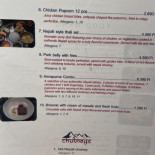 Annapurna Nepáli Étterem Étlap