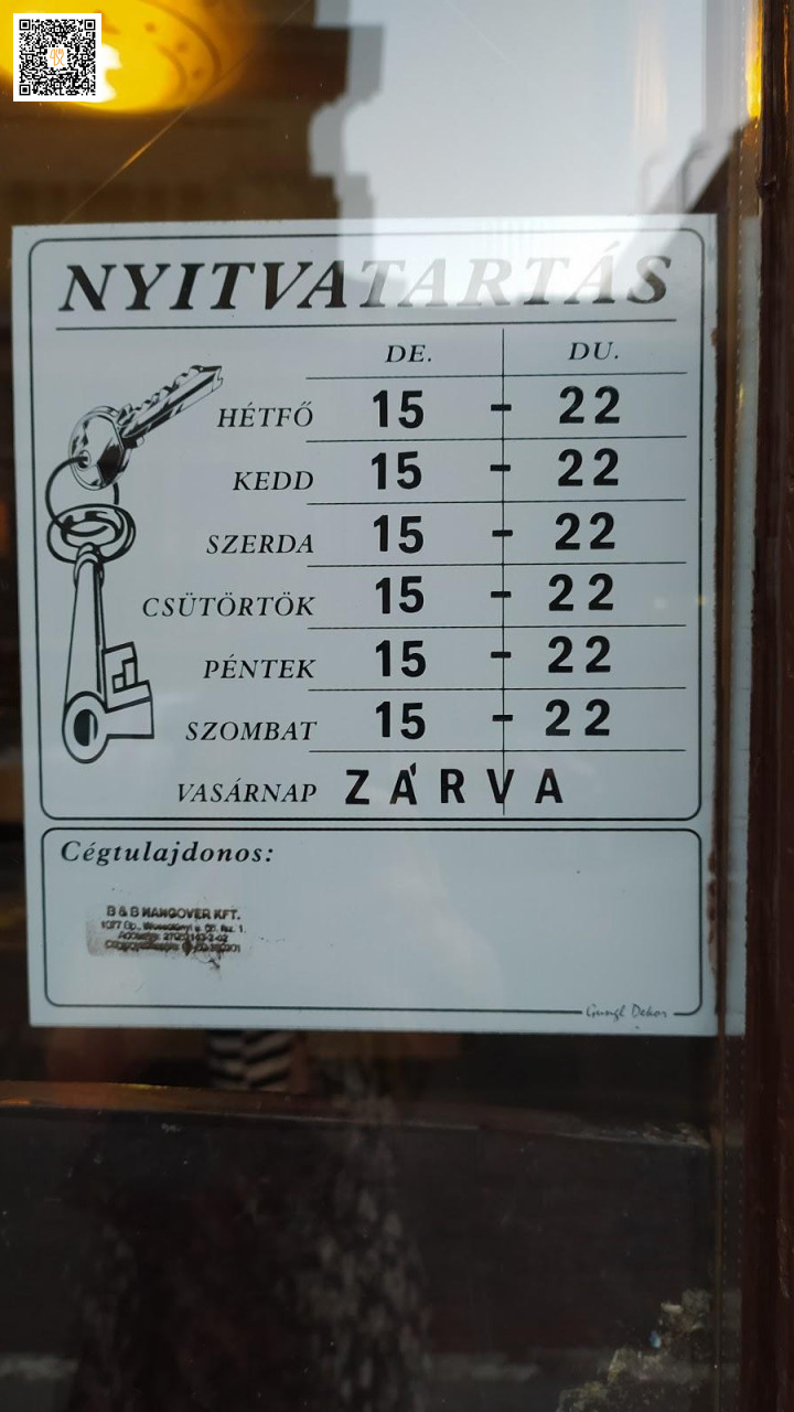 Bohemia Brasserie Étlap