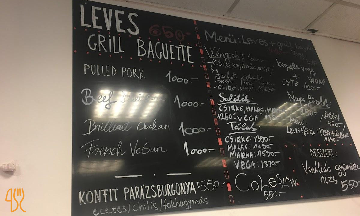Konfit Street Food Étlap