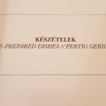 Kakas Vendéglő Étterem Étlap