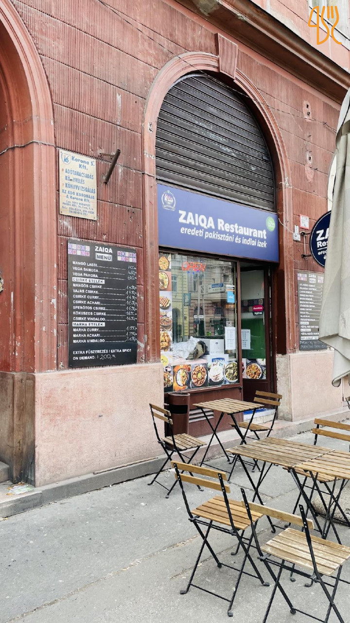 Zaiqa Eredeti Pakisztáni és Indiai ízek Halal حلال Étlap