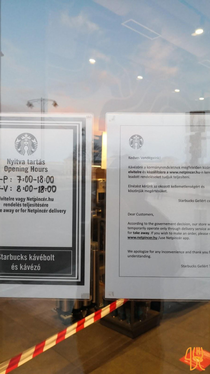 Starbucks Gellért Étlap