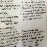 Pikáns Ételbár Étlap