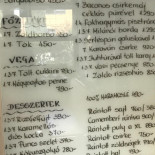 Pikáns Ételbár Étlap