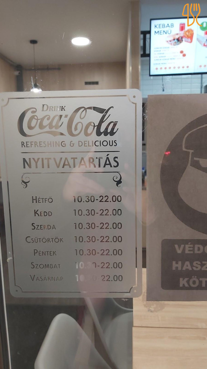 Pasa Kebab Thököly út Étlap