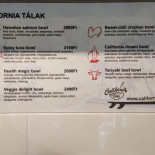 California Poké Etele Étlap