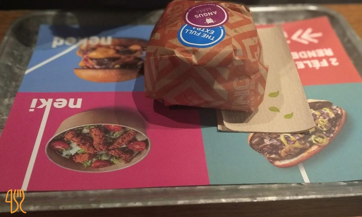 Zing Burger Co. Garázs Étlap