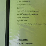 Kastélypark Vendéglő Étlap
