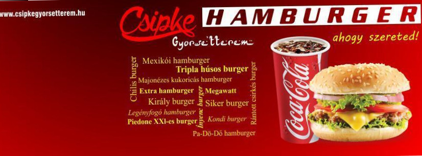 Csipke Gyorsétterem Étel