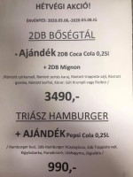 Mango Ízek Háza Gyorsétterem menu