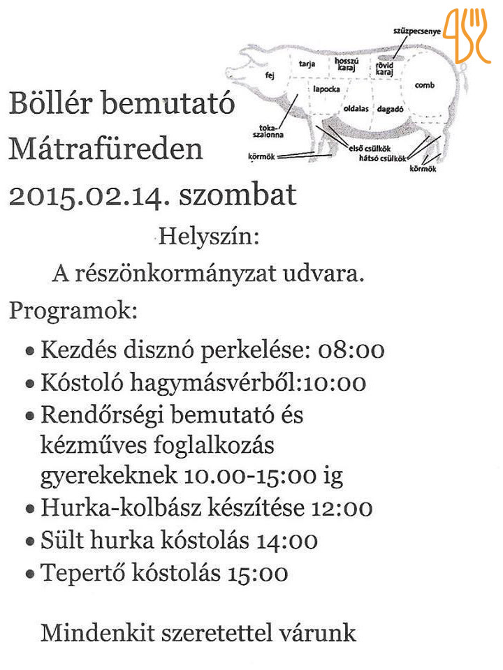 Feketerigó Étterem Vendégszobákkal Étlap