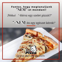 Peti Pizza menu