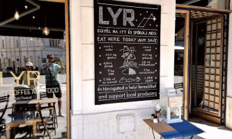 Lyr Speciality Coffee And Food menu