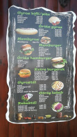 Halihó Hamizó menu