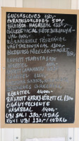 Stand 202 Büfé menu