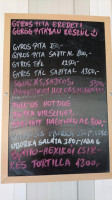 Stand 202 Büfé menu
