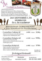 Zizi Vendéglő és Pizzéria menu