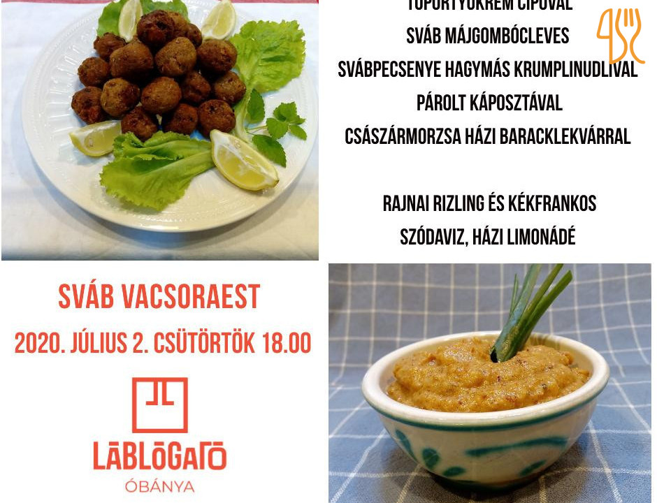 Láblógató Lakásétterem Étlap