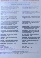 Venyige Étterem menu