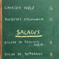 Adler Etterem menu