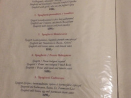 Caffe Mauro menu