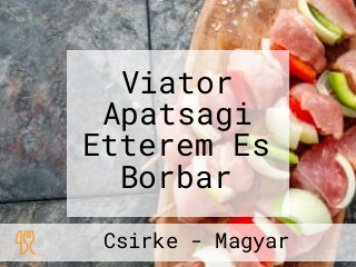 Viator Apatsagi Etterem Es Borbar